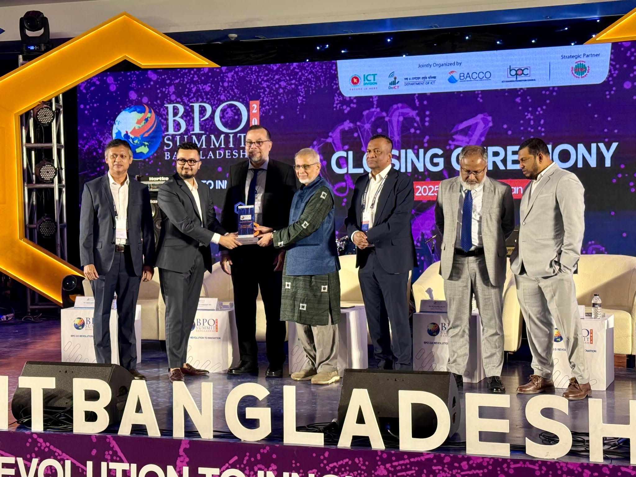 ISSL at BPO Summit Bangladesh closing ceremony