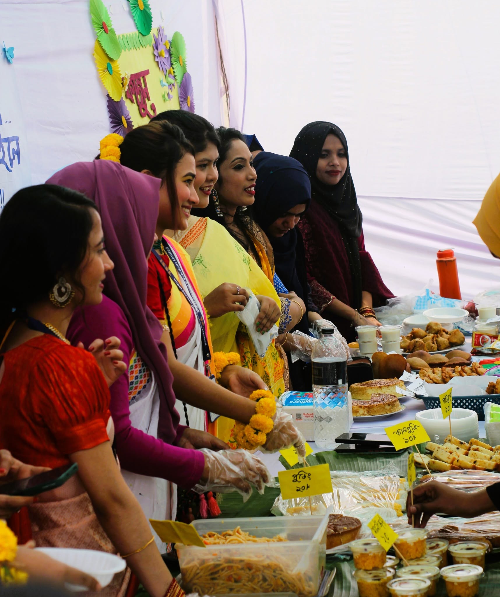 Cultural festival food stall at ISSL