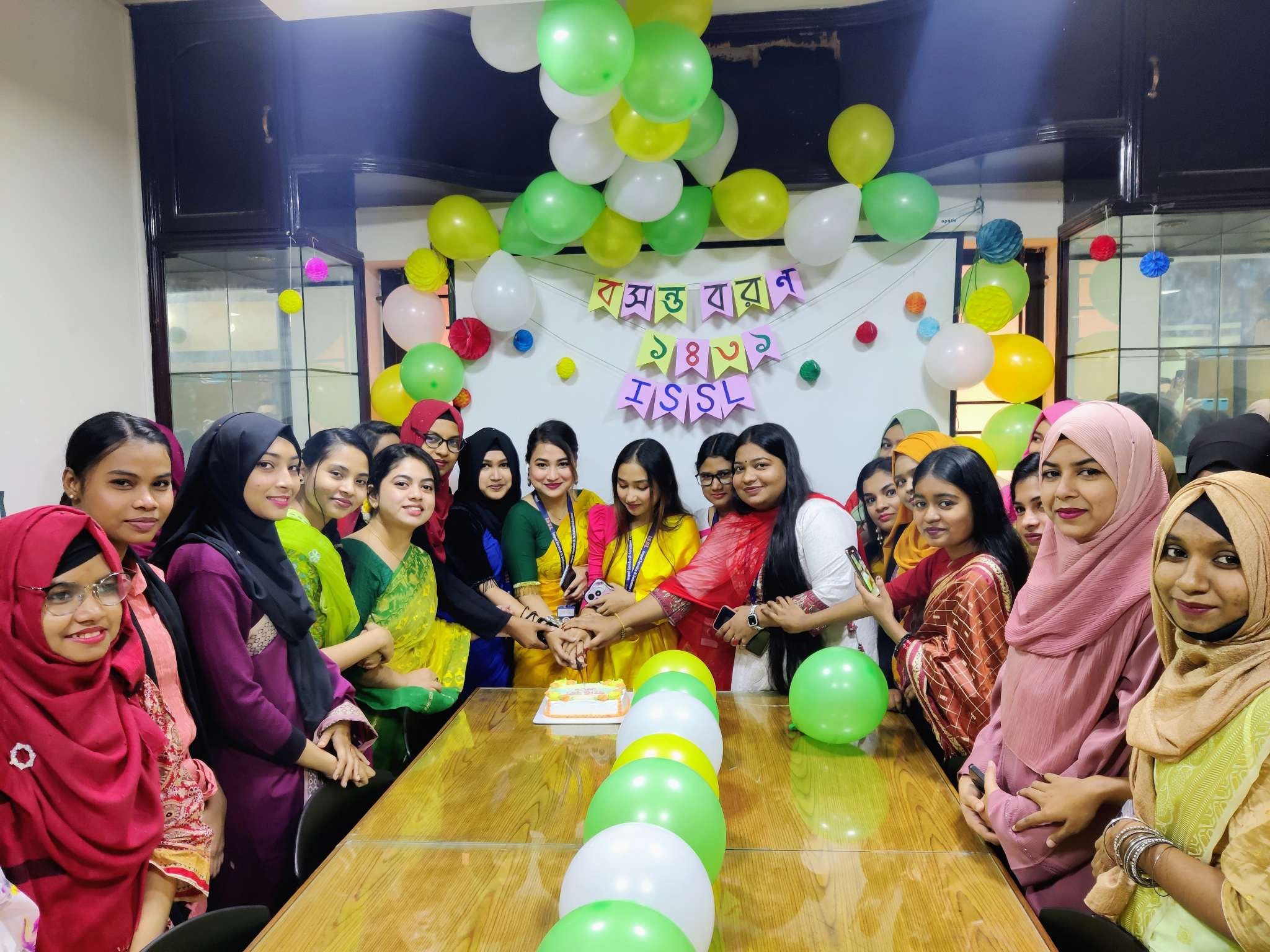 Boshonto Boron celebration at ISSL