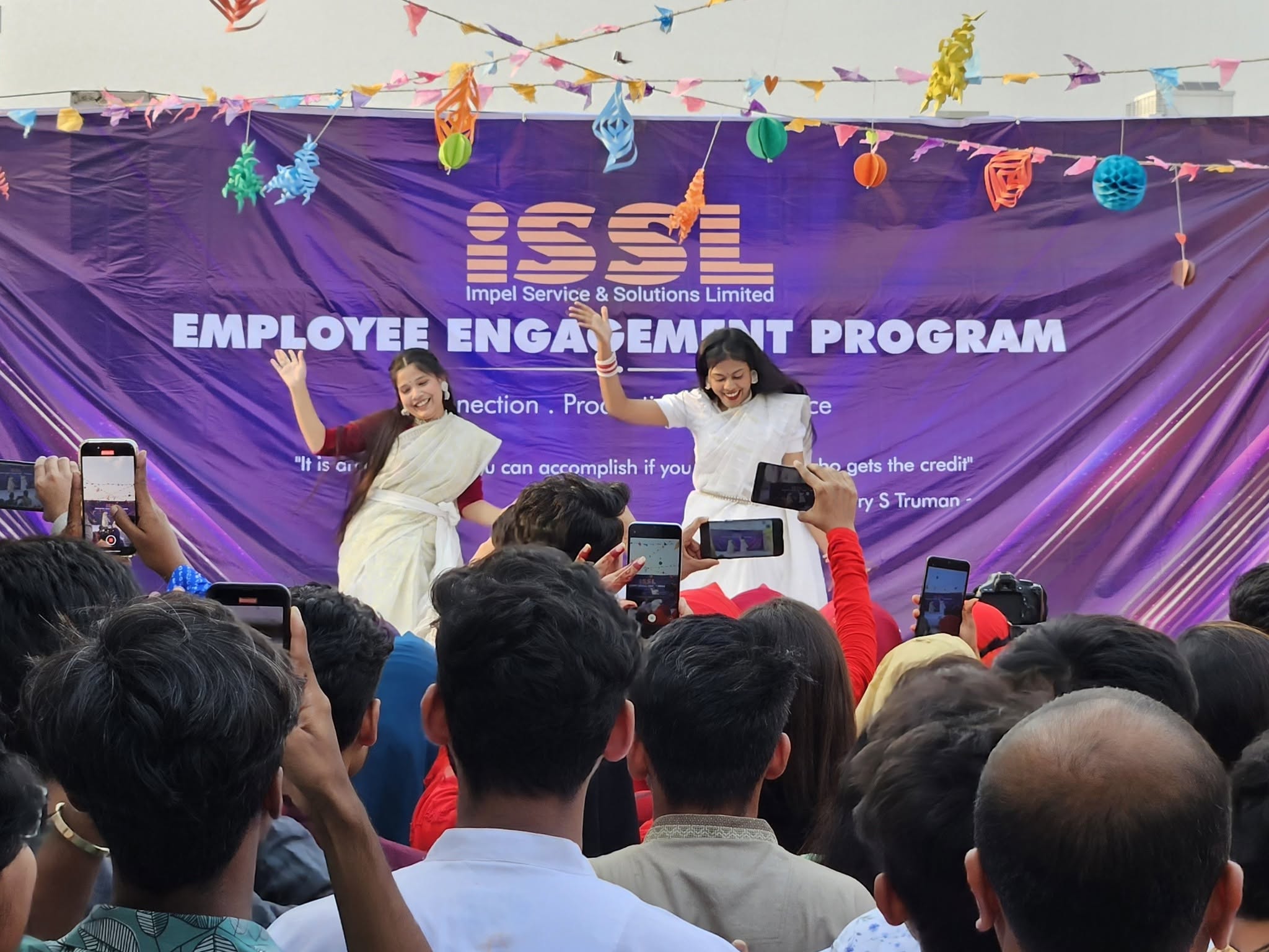 Cultural dance performance at ISSL
